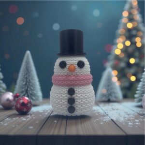 Bonhomme de neige 3D décoratif : La touche hivernale et festive pour sublimer votre espace