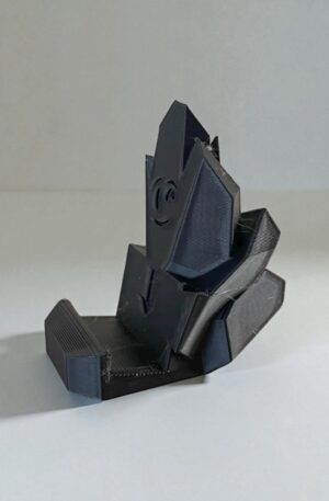 Support téléphone Rocher 3D : Un socle minéral unique pour donner du caractère à votre bureau