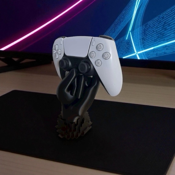 Support manette PS5 main 3D : Élégance et gaming à portée de main – Image 2