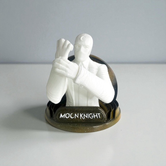 Moon Knight - Buste collector 3D : Le justicier mystérieux prend vie – Image 3