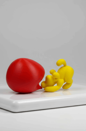 -50% Figurine fun Pousse-Ballon 3D : La déco décalée qui apporte humour et couleur à ton espace