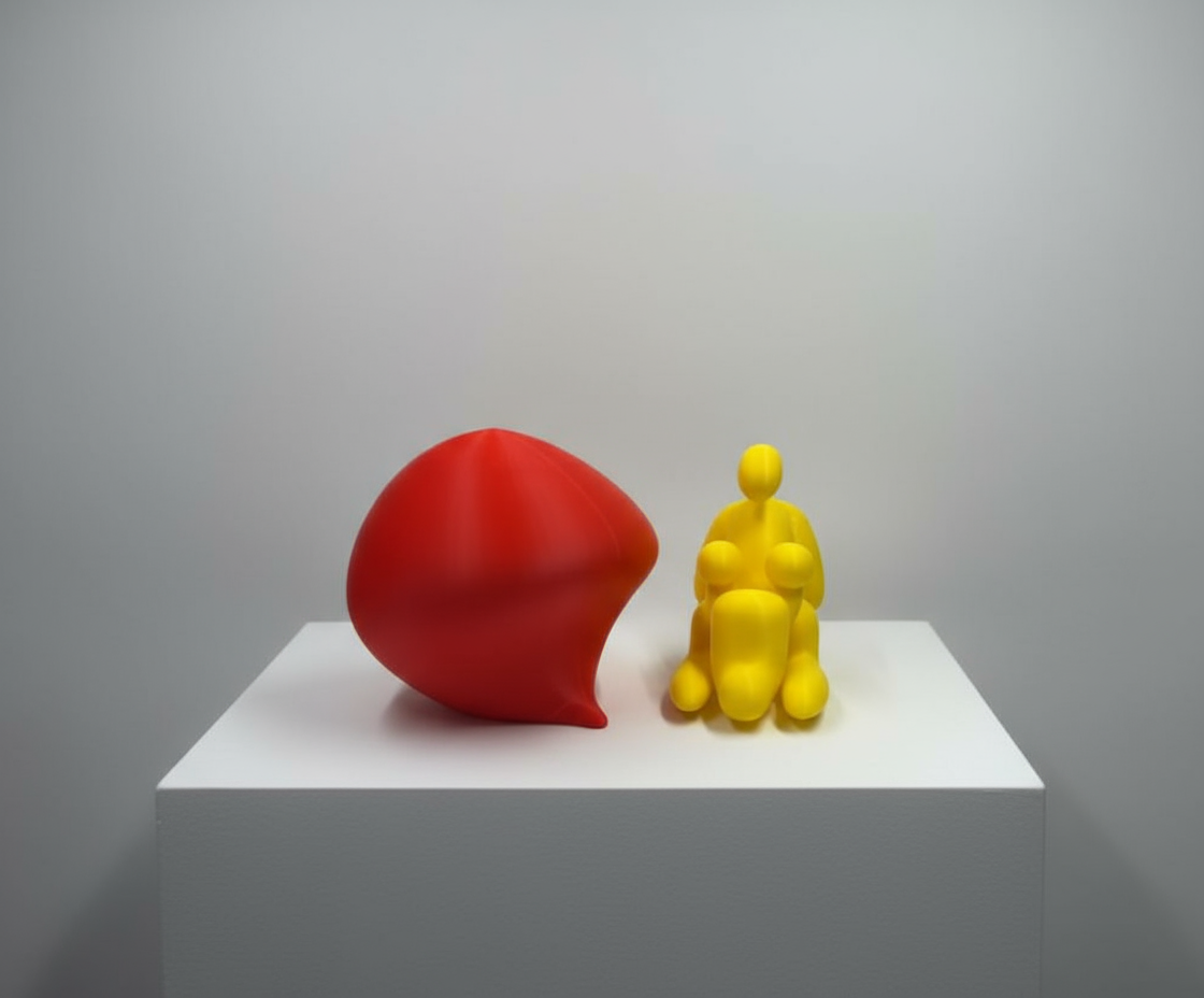 -50% Figurine fun Pousse-Ballon 3D : La déco décalée qui apporte humour et couleur à ton espace – Image 3