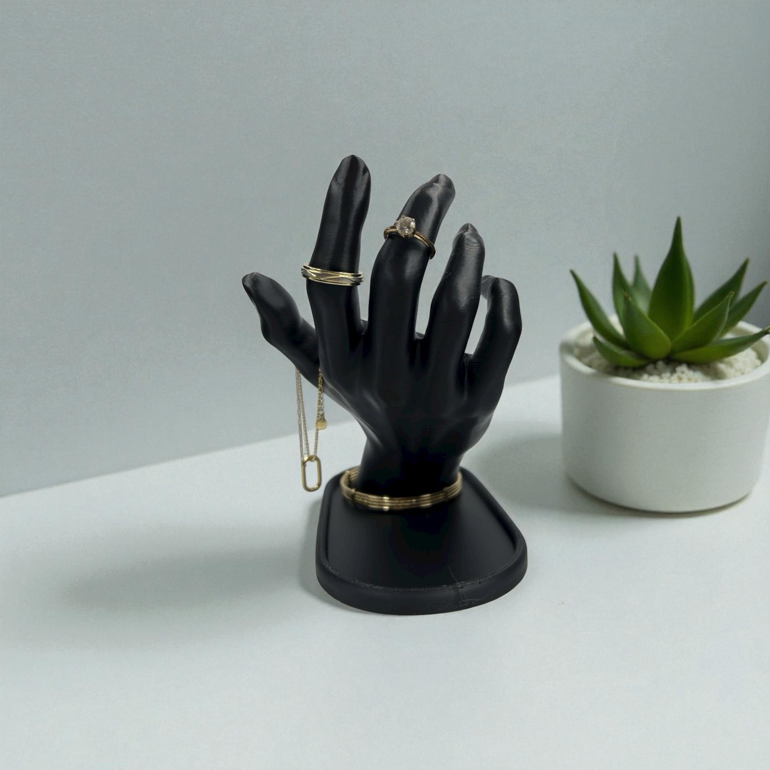 Main présentoir bijoux 3D : L’élégance pratique pour sublimer votre collection de bijoux – Image 2