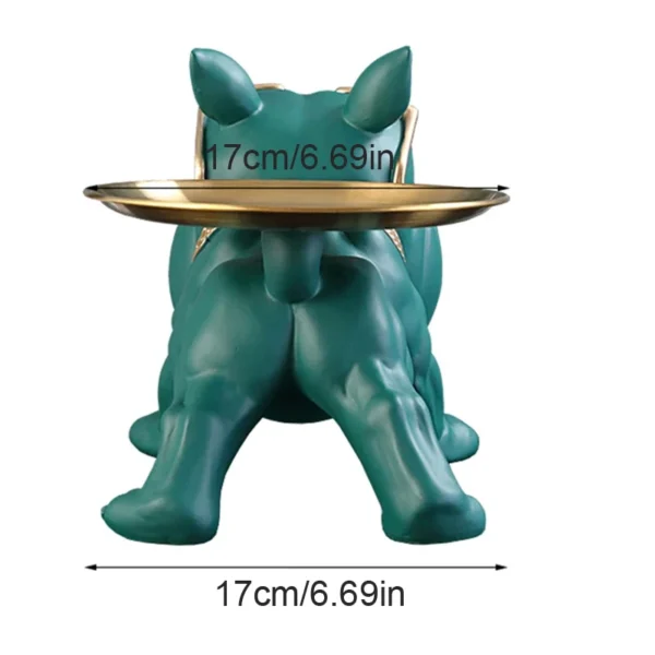 Bouledogue en Résine 30 cm – Figurine Déco & Sculpture Artisanale pour la Maison – Image 6