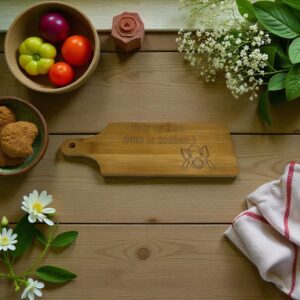 Planche à découper gravée cochon : Tout est bon dans le cochon ! L’incontournable pour vos apéros et dégustations