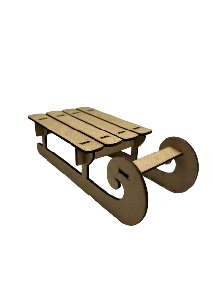 Luge 20x10x6cm Noël