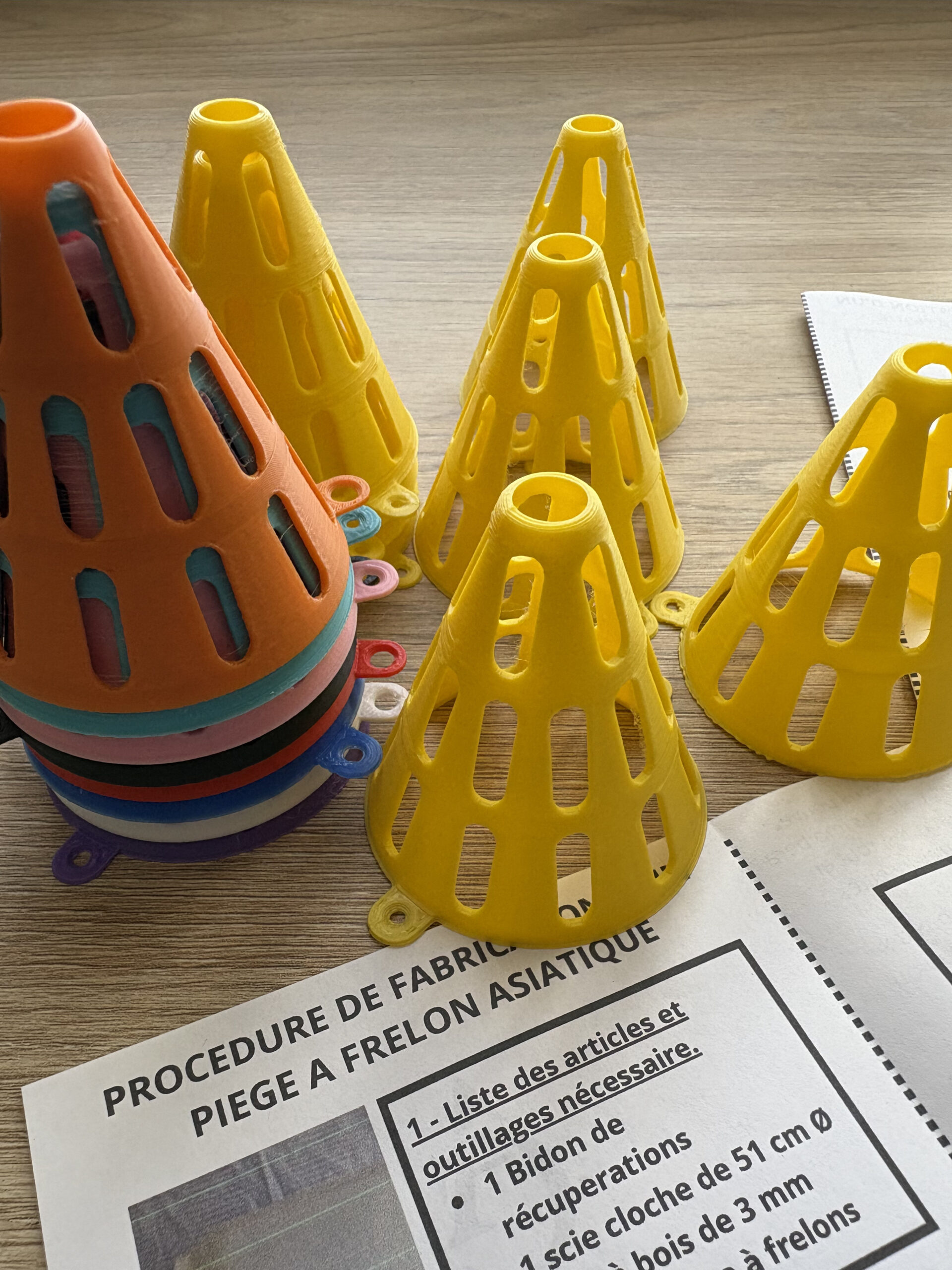 Piège à frelon asiatique imprimé en 3D – Fabrication française – Système sélectif anti-abeilles – Image 4
