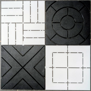 Dalles Modulaires Créatives – Système de revêtement géométrique personnalisable