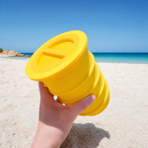 Coffre de Plage Sécurisé - Gardez vos objets au sec et à l'abri du vol